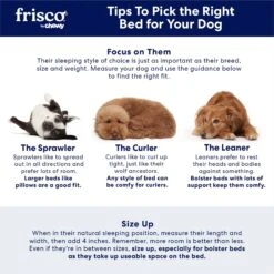 Frisco Pillow Dog Bed W/ Removeable Cover -Frisco 113294 PT7. AC SS1800 V1668199311