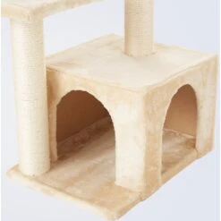 Frisco 28-in Faux Fur Cat Tree & Condo -Frisco 128073 PT4. AC SS1800 V1584452713