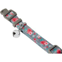 Frisco Rose Polyester Breakaway Cat Collar With Bell -Frisco 153160 PT2. AC SS1800 V1701796877