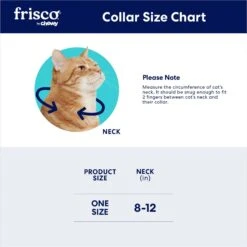 Frisco Rose Polyester Breakaway Cat Collar With Bell -Frisco 153160 PT7. AC SS1800 V1701796857