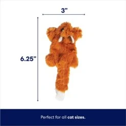 Frisco Squirrel Plush Cat Toy With Refillable Catnip -Frisco 161271 PT1. AC SS1800 V1674080693