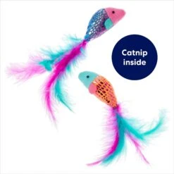 Frisco Sparkle Fish Plush Cat Toy With Catnip -Frisco 166361 PT2. AC SS1800 V1686579217
