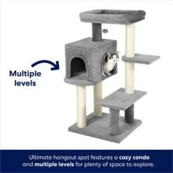 Frisco 48-in Heavy Duty Faux Fur Cat Tree & Condo -Frisco 169399 PT2. AC SS1800 V1667228270