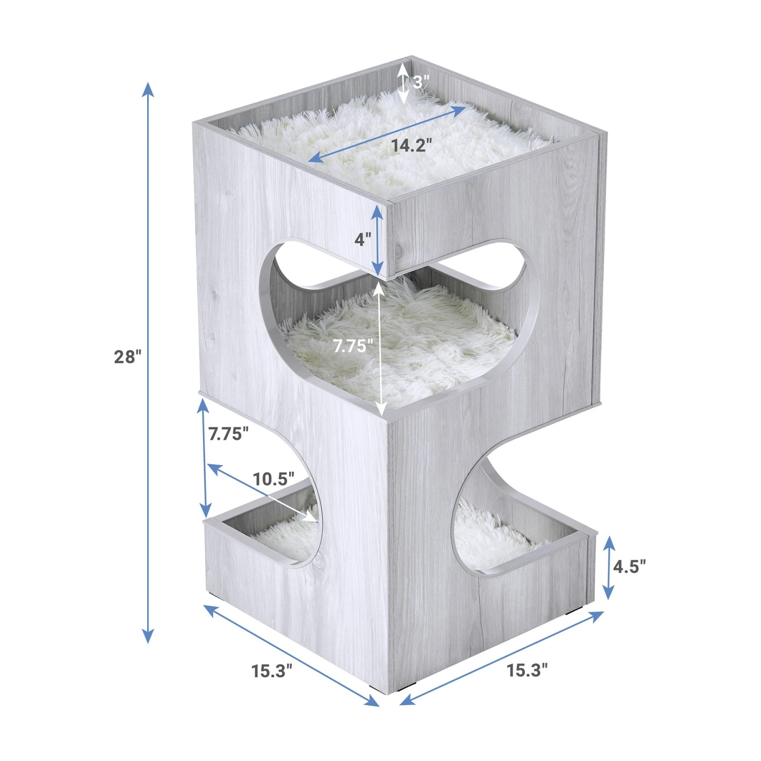 Frisco 28-in Modern Cat Tree & Condo 4 Frisco 28-in Modern Cat Tree & Condo - Image 2