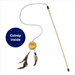 Frisco Sparkle Ball Teaser Wand Cat Toy With Catnip -Frisco 183254 PT2. AC SS1800 V1686579565