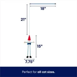 Frisco Gnome Teaser Wand Cat Toy With Catnip -Frisco 204545 PT1. AC SS1800 V1686579210