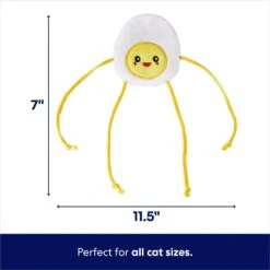 Frisco Plush Dangly Egg Buddy Cat Toy With Catnip -Frisco 213844 PT1. AC SS1800 V1691784030