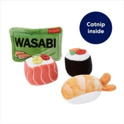 Frisco Sushi Plush Cat Toy With Catnip -Frisco 213910 PT2. AC SS1800 V1691783971