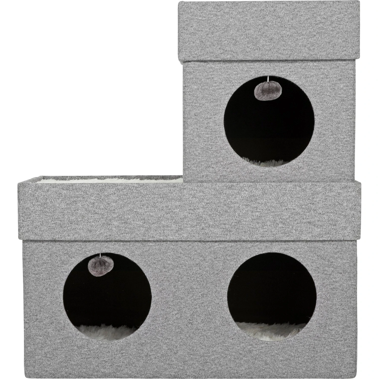 Frisco Double Cube Stackable And Collapsible Cat Condo 9 Frisco Double Cube Stackable And Collapsible Cat Condo - Image 7