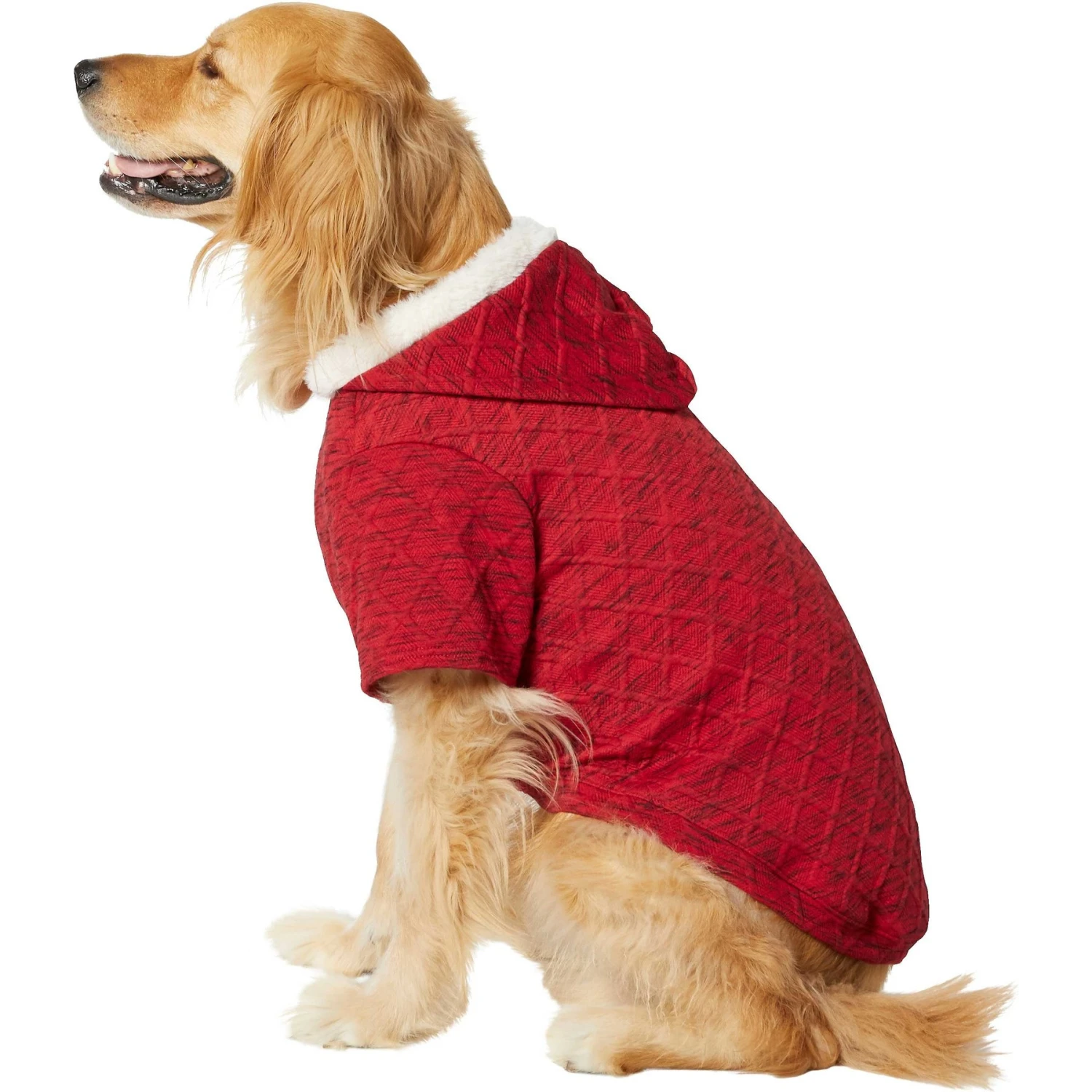 Frisco Textured Knit Dog & Cat Hoodie 5 Frisco Textured Knit Dog & Cat Hoodie - Image 3