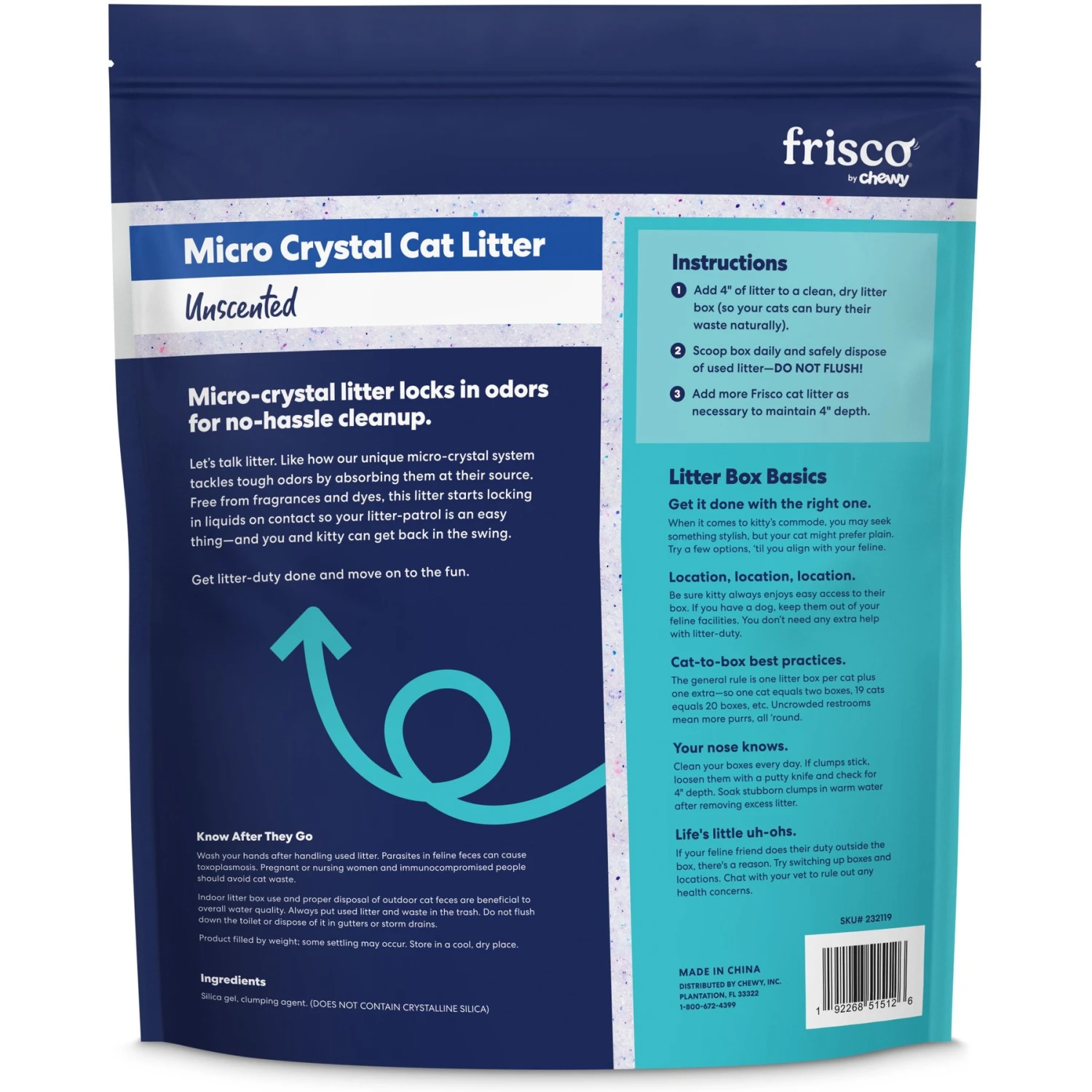 Frisco Micro Crystal Unscented Clumping Crystal Cat Litter 5 Frisco Micro Crystal Unscented Clumping Crystal Cat Litter - Image 3