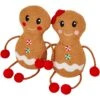 Frisco Holiday Gingerbread Pals Plush Kicker Cat Toy With Catnip, 2 Count -Frisco 233303 MAIN. AC SS1800 V1694809484