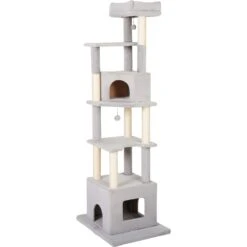 Frisco 80-in Faux Fur Cat Tree & Condo -Frisco 236556 PT2. AC SS1800 V1637694996