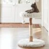 Frisco Natural Wood Modern Cat Tree With Toy, Ivory, Small 2 Frisco Natural Wood Modern Cat Tree With Toy, Ivory, Small -Frisco 236559 MAIN. AC SS1800 V1616521933