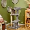 Frisco 41.5-in Real Carpet Wooden Cat Tree -Frisco 244527 MAIN. AC SS1800 V1606765034