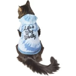 Frisco Life Is Wag Worthy Tiedye Print Dog & Cat Hoodie -Frisco 249094 PT2. AC SS1800 V1644959829