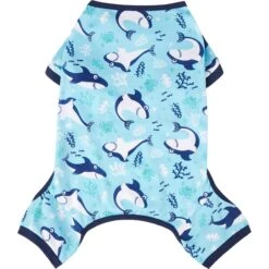 Frisco Happy Shark Dog & Cat Jersey PJs -Frisco 249122 PT3. AC SS1800 V1614006406