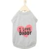 Frisco I Love Daddy Dog & Cat T-Shirt, Gray 2 Frisco I Love Daddy Dog & Cat T-Shirt, Gray -Frisco 249263 MAIN. AC SS1800 V1624613262