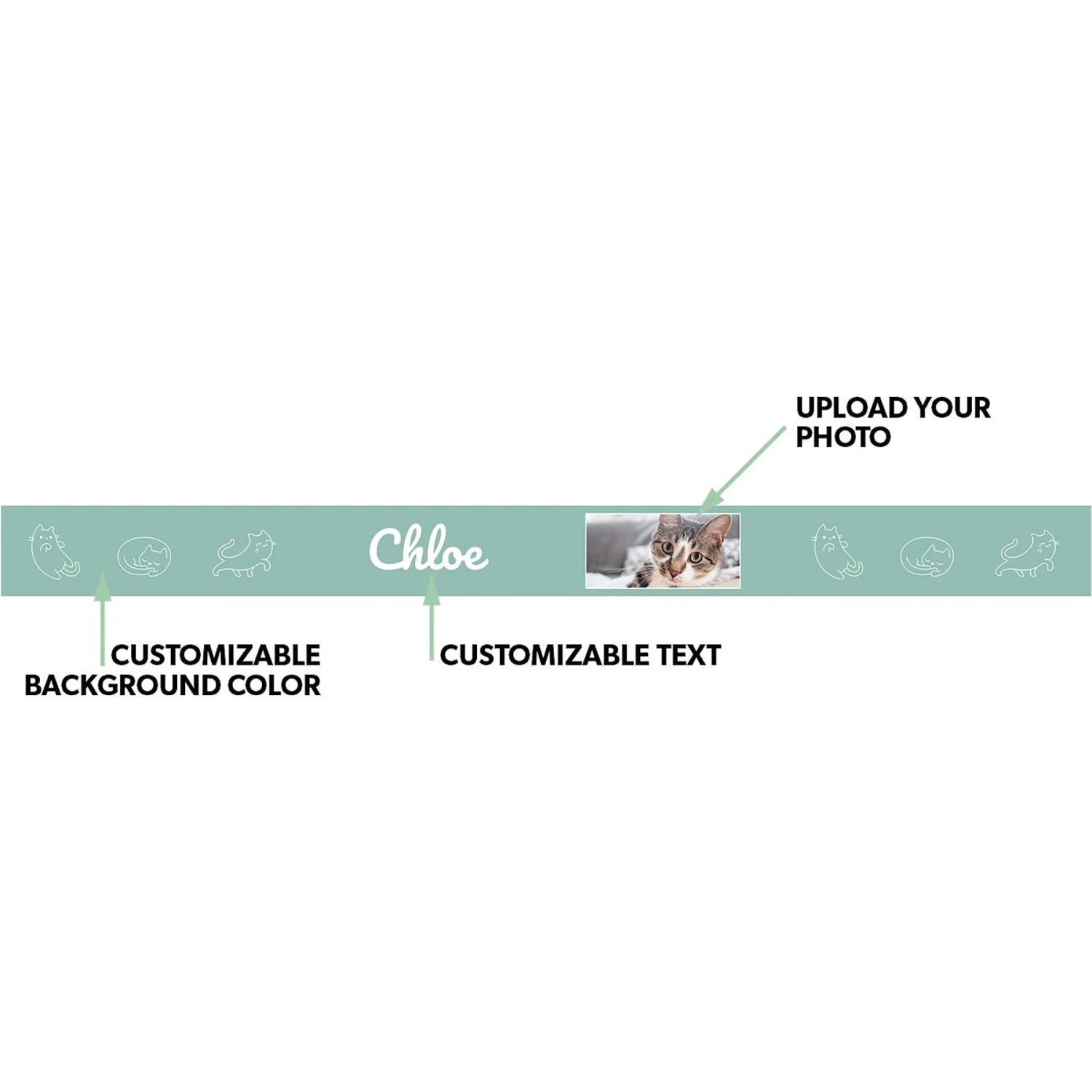 Frisco Playful Kitty Ceramic Personalized Cat Bowl, 1-cup, 8oz 4 Frisco Playful Kitty Ceramic Personalized Cat Bowl, 1-cup, 8oz - Image 2