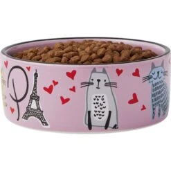 Frisco Paris Non-skid Ceramic Cat Dish -Frisco 256117 PT3. AC SS1800 V1615311168
