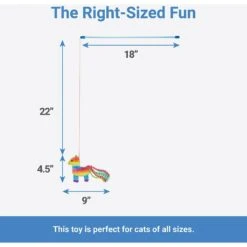 Frisco Pinata Teaser Wand Cat Toy With Catnip -Frisco 264446 PT1. AC SS1800 V1623698256