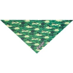 Frisco Green Camo Personalized Dog & Cat Bandana -Frisco 267563 PT3. AC SS1800 V1623093485