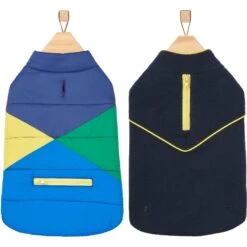 Frisco Mediumweight Colorblock 2-in-1 Dog & Cat Fleece Coat -Frisco 268350 PT4. AC SS1800 V1628780451