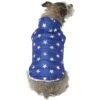 Frisco Mediumweight Metallic Star Print Insulated Dog & Cat Parka, Navy -Frisco 268413 MAIN. AC SS1800 V1628697119