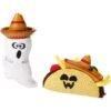 Frisco Halloween Fiesta Ghost & Taco Plush Cat Toy With Catnip, 2 Count 1 Frisco Halloween Fiesta Ghost & Taco Plush Cat Toy With Catnip, 2 Count -Frisco 270319 MAIN. AC SS1800 V1621949321