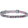Frisco Rose Polyester Personalized Breakaway Cat Collar With Bell 2 Frisco Rose Polyester Personalized Breakaway Cat Collar With Bell -Frisco 271600 MAIN. AC SS1800 V1620498772