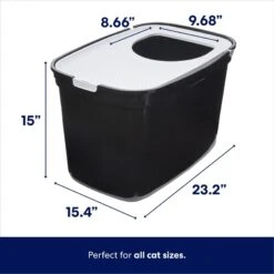 Frisco Top Entry Cat Litter Box, Extra Large 8 Frisco Top Entry Cat Litter Box, Extra Large -Frisco 278183 PT1. AC SS1800 V1675279995