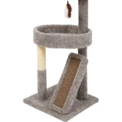 Frisco 44-in Real Carpet Cat Tree With Replaceable Corrugate Scratcher -Frisco 282757 PT4. AC SS1800 V1621948706