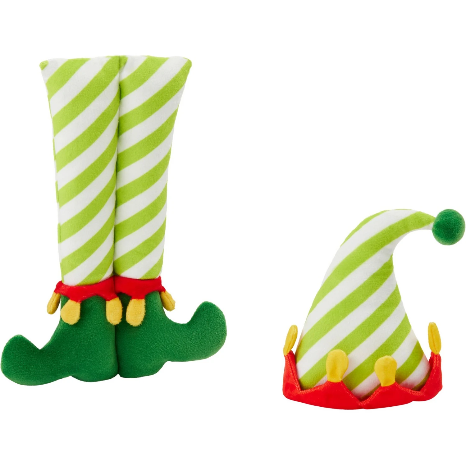Frisco Holiday Elf Legs & Hat Plush Cat Toy With Catnip, 2 Count 3 Frisco Holiday Elf Legs & Hat Plush Cat Toy With Catnip, 2 Count