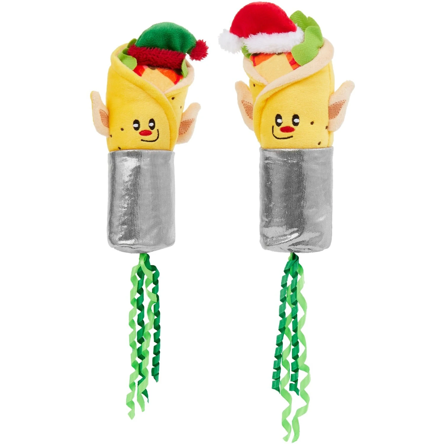 Frisco Holiday Elf Burrito Plush Cat Toy With Catnip, 2 Count 3 Frisco Holiday Elf Burrito Plush Cat Toy With Catnip, 2 Count