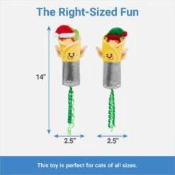 Frisco Holiday Elf Burrito Plush Cat Toy With Catnip, 2 Count 6 Frisco Holiday Elf Burrito Plush Cat Toy With Catnip, 2 Count -Frisco 287375 PT1. AC SS1800 V1637787705