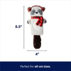 Frisco Holiday Raccoon Kicker Plush Cat Toy With Catnip 7 Frisco Holiday Raccoon Kicker Plush Cat Toy With Catnip -Frisco 287379 PT1. AC SS1800 V1695043425