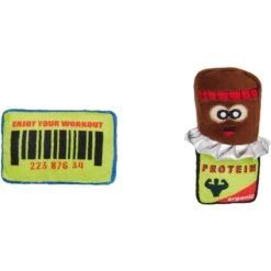 Frisco Protein Bar & Gym Membership Plush Cat Toy With Catnip -Frisco 288951 PT2. AC SS1800 V1638335189