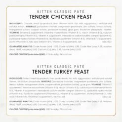 Fancy Feast Tender Feast Variety Pack Canned Kitten Food & Frisco Bird With Feathers Teaser Wand Cat Toy With Catnip -Frisco 292976 PT2. AC SS1800 V1619989047