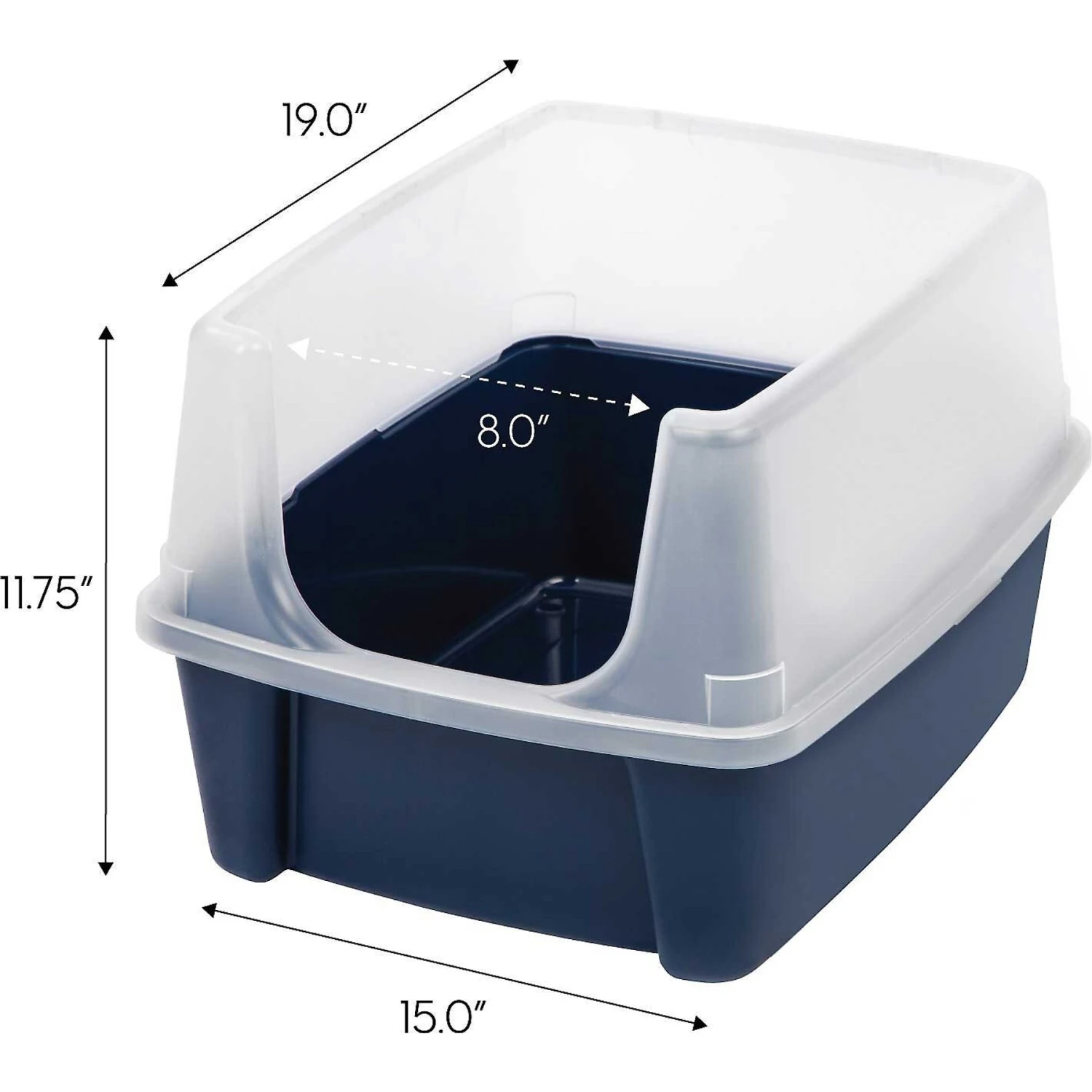 Frisco Plastic Litter Scooper With Caddy & IRIS USA Open Top Litter Box With Scatter Shield 8 Frisco Plastic Litter Scooper With Caddy & IRIS USA Open Top Litter Box With Scatter Shield - Image 6