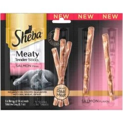 Sheba Meaty Tender Sticks Salmon Flavored Soft Adult Cat Treats & Frisco Plush, Teaser, Ball & Tunnel Variety Pack Cat Toy With Catnip 8 Sheba Meaty Tender Sticks Salmon Flavored Soft Adult Cat Treats & Frisco Plush, Teaser, Ball & Tunnel Variety Pack Cat Toy With Catnip -Frisco 298508 PT1. AC SS1800 V1623200251