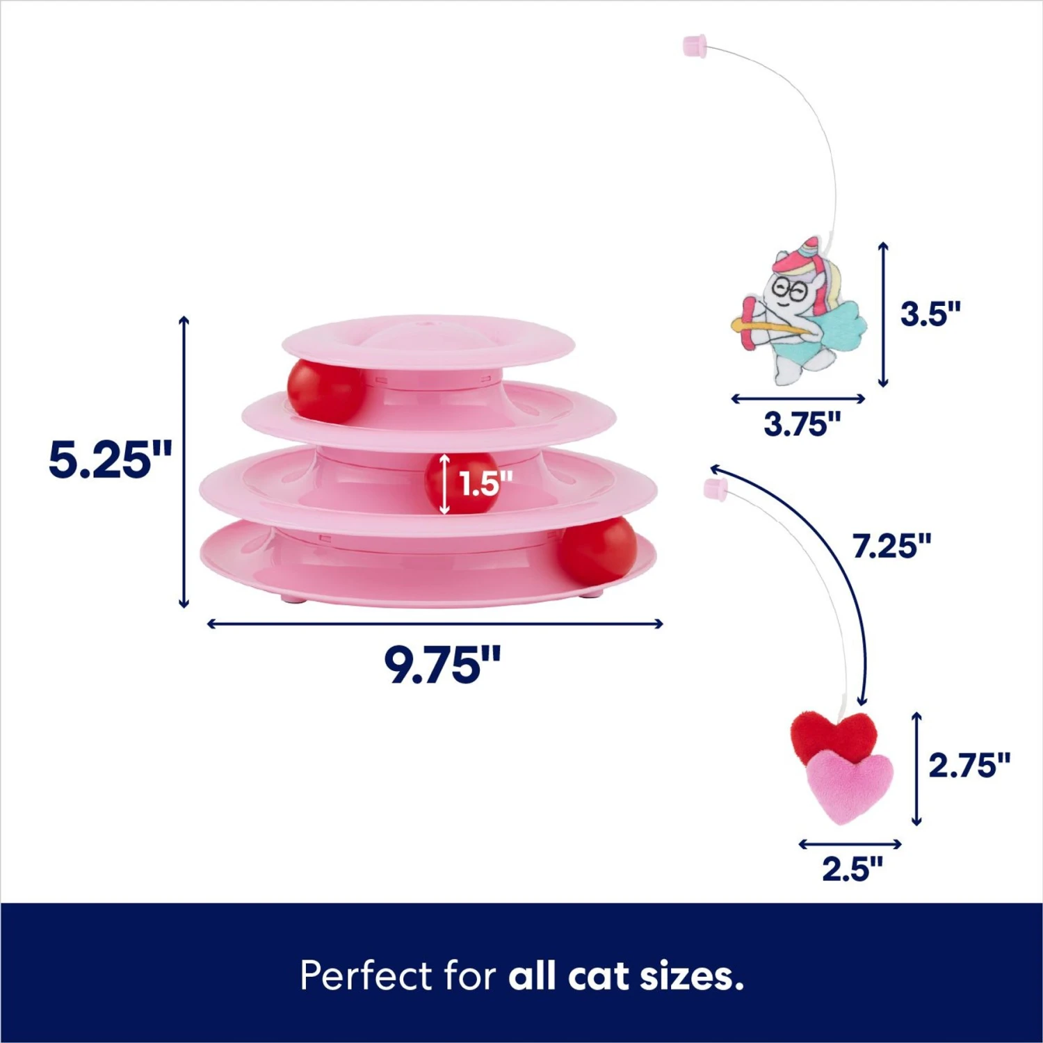 Frisco Unicorn Cat Tracks Cat Toy With Catnip 4 Frisco Unicorn Cat Tracks Cat Toy With Catnip - Image 2