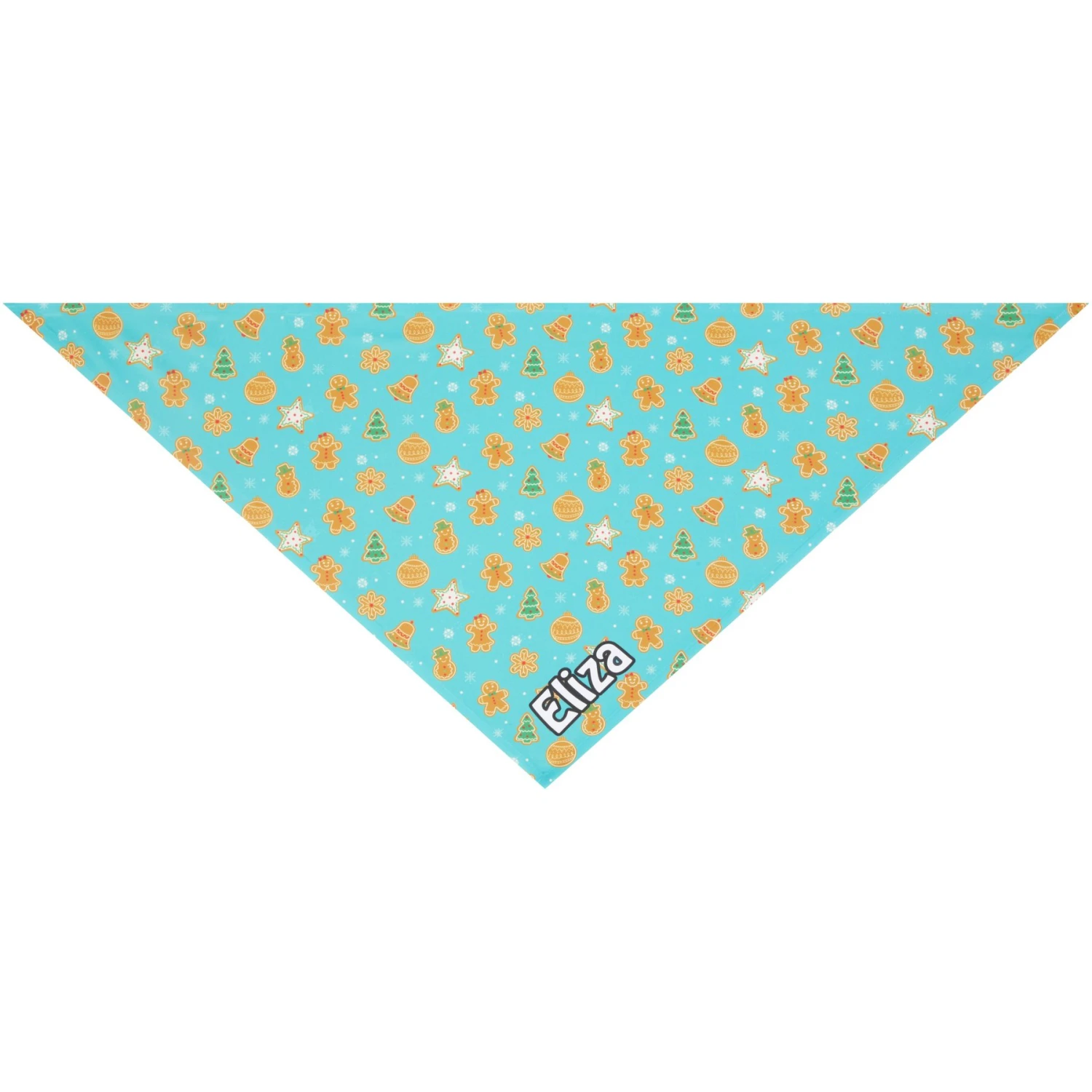 Frisco Gingerbread Cookie Personalized Dog & Cat Bandana 6 Frisco Gingerbread Cookie Personalized Dog & Cat Bandana - Image 4