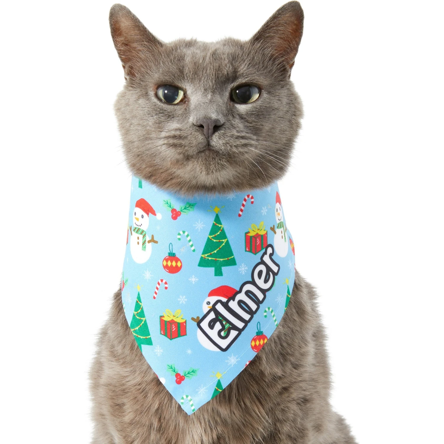 Frisco Snowman & Presents Personalized Dog & Cat Bandana 10 Frisco Snowman & Presents Personalized Dog & Cat Bandana - Image 8