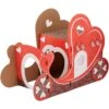 Frisco Valentine Love Carriage Cardboard Cat House, 2-Story -Frisco 301565 MAIN. AC SS1800 V1637693765