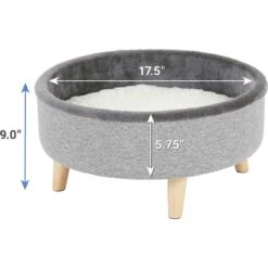 Frisco Modern Round Elevated Cat Bed & Frisco Modern Tunnel Elevated Cat Bed -Frisco 303470 PT2. AC SS1800 V1623057757