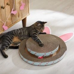 Frisco Easter Bunny Shaped Scratcher Cat Toy With Catnip -Frisco 304986 PT3. AC SS1800 V1642441652