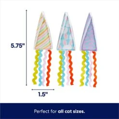 Frisco Spring Party Hat Kickers Cat Toy With Catnip -Frisco 306960 PT1. AC SS1800 V1700243716