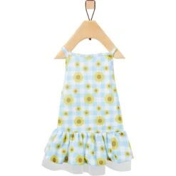 Frisco Sunflower Gingham Dog & Cat Dress -Frisco 312120 PT3. AC SS1800 V1644424451