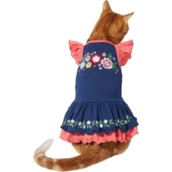 Frisco Embroidered Floral Dog & Cat Dress -Frisco 312128 PT2. AC SS1800 V1644424412