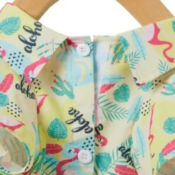 Frisco Flamingo Camp Dog & Cat Shirt -Frisco 312176 PT6. AC SS1800 V1644529403